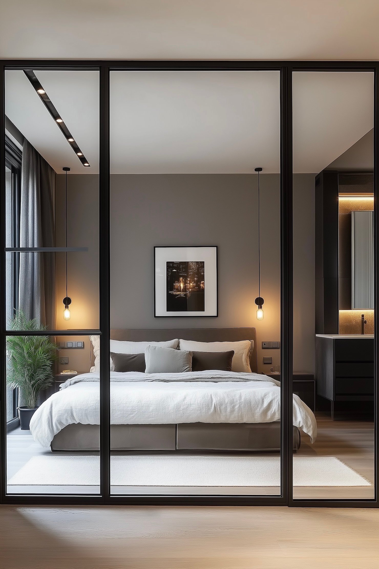 idée aménagement chambre façon hôtel design