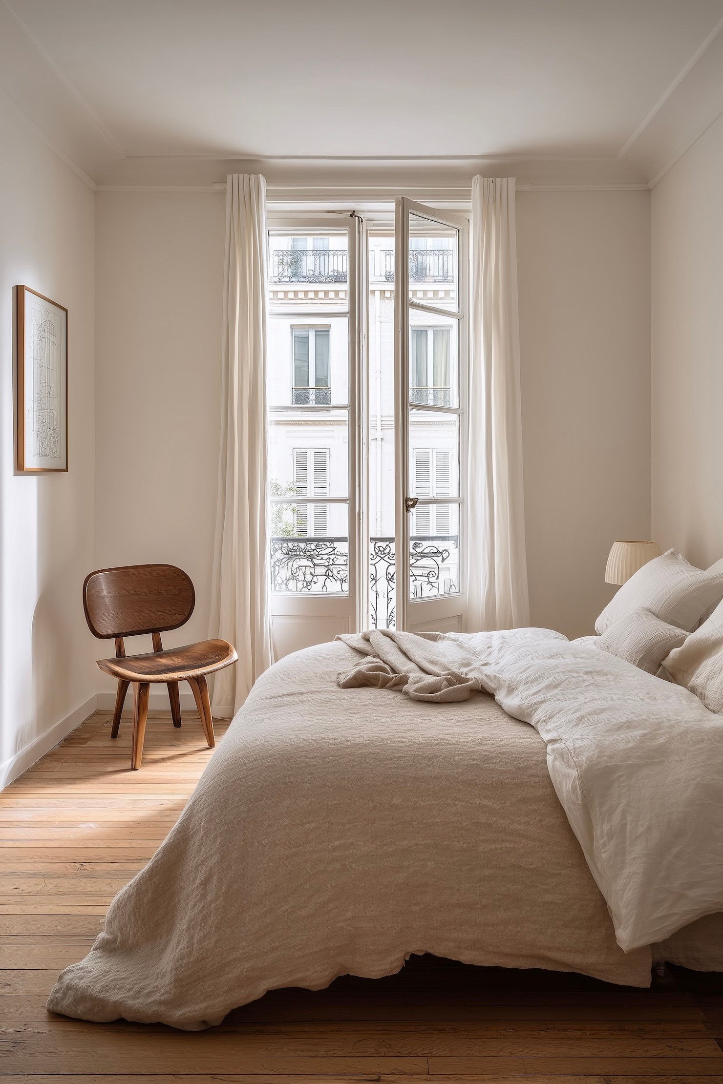 petite chambre parentale Paris déco slow living