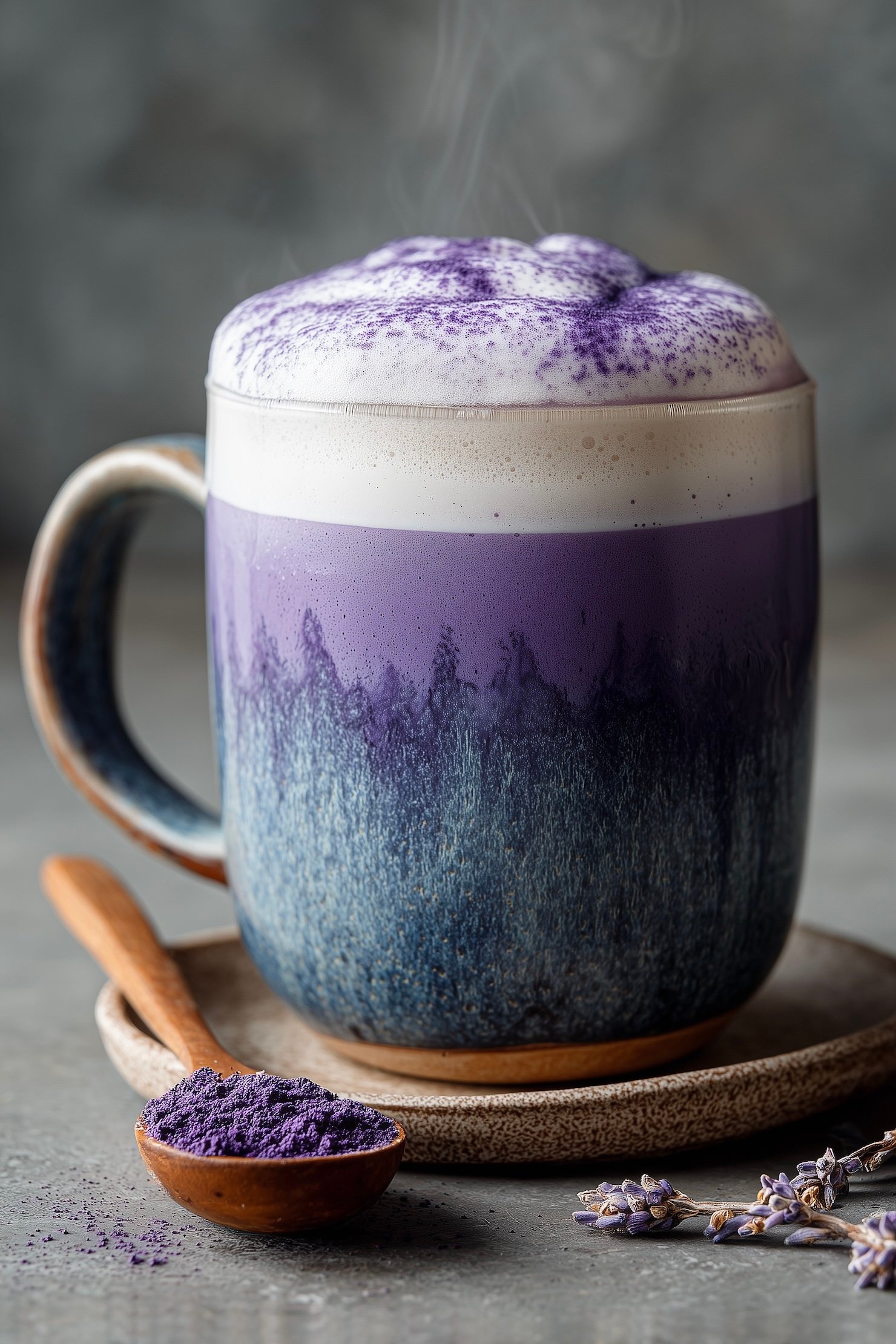 boisson santé bien-être violette asiatique Indonésie