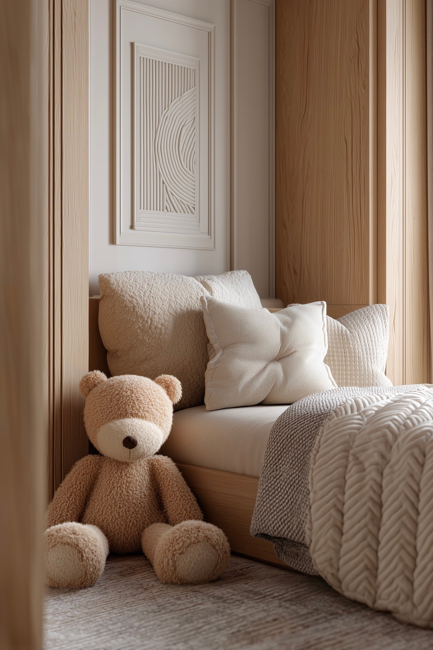 chambre enfant matériaux naturels bio organiques