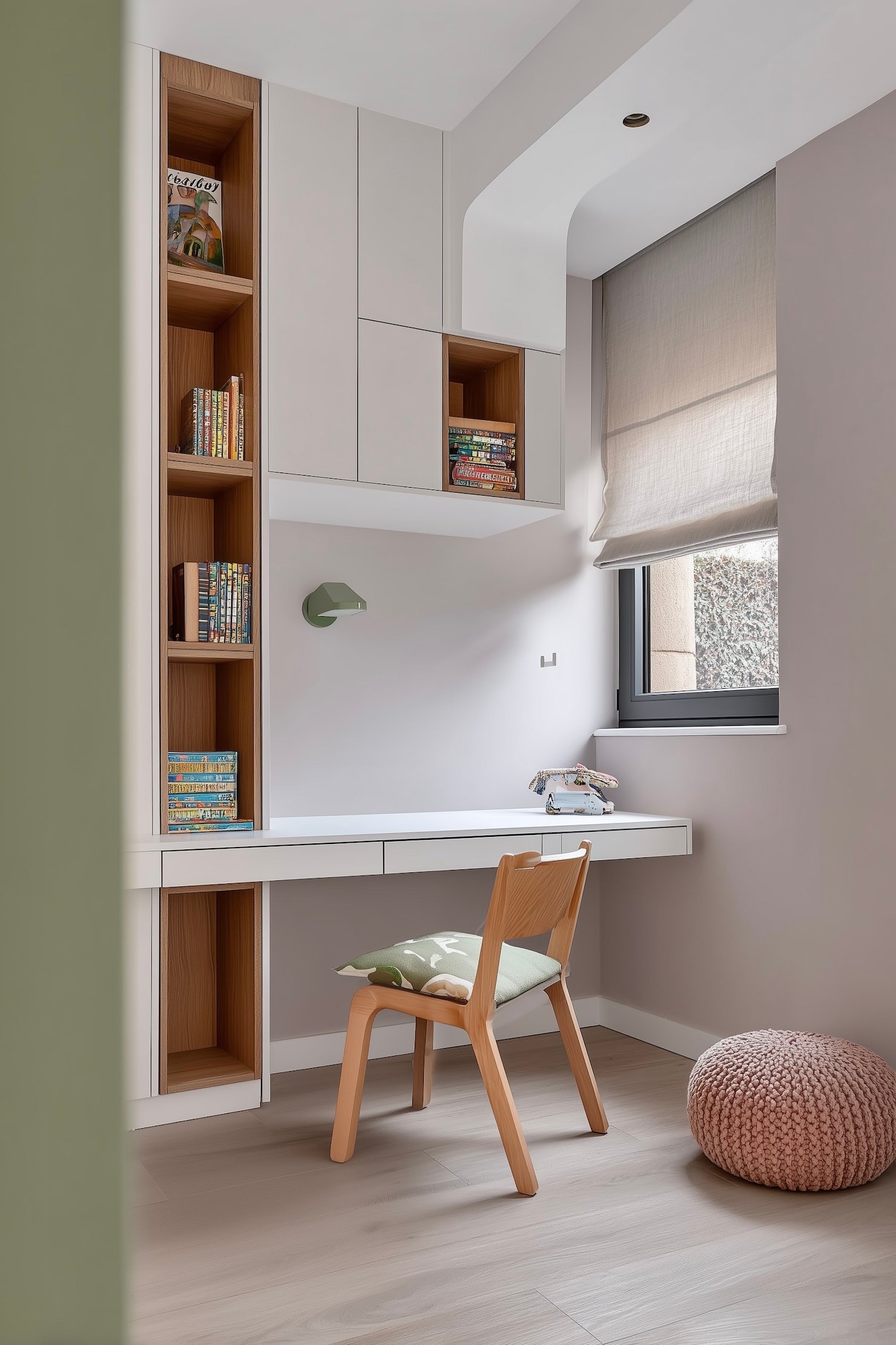 espace bureau travail chambre enfant meuble sur-mesure