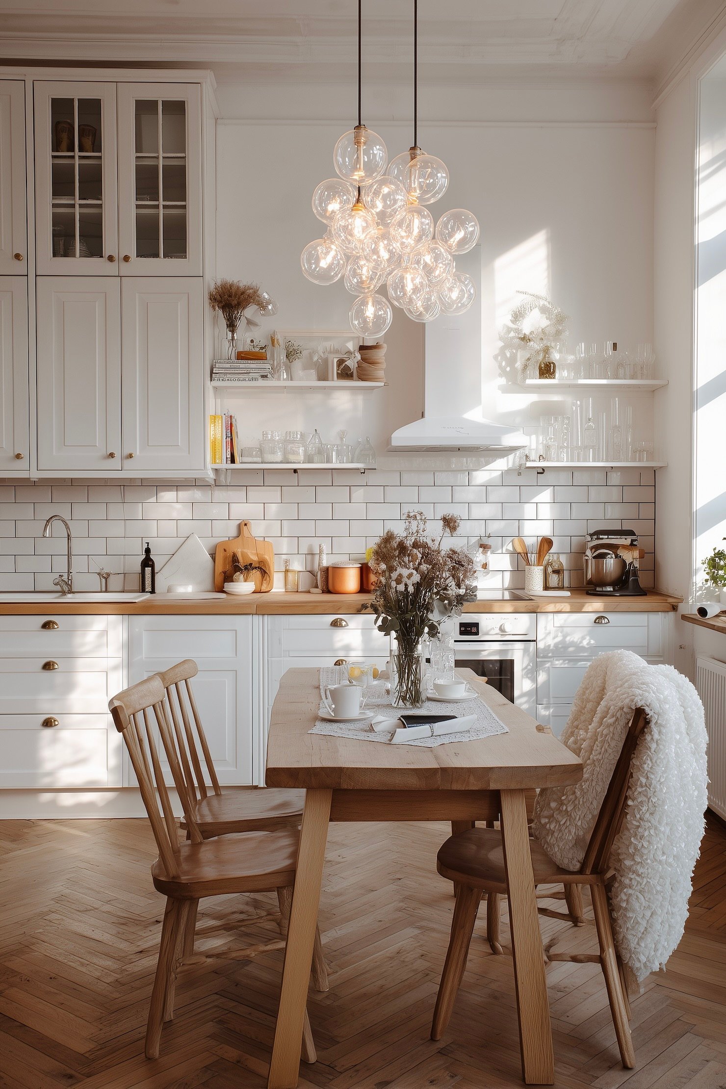 coin repas cuisine campagne matières brutes