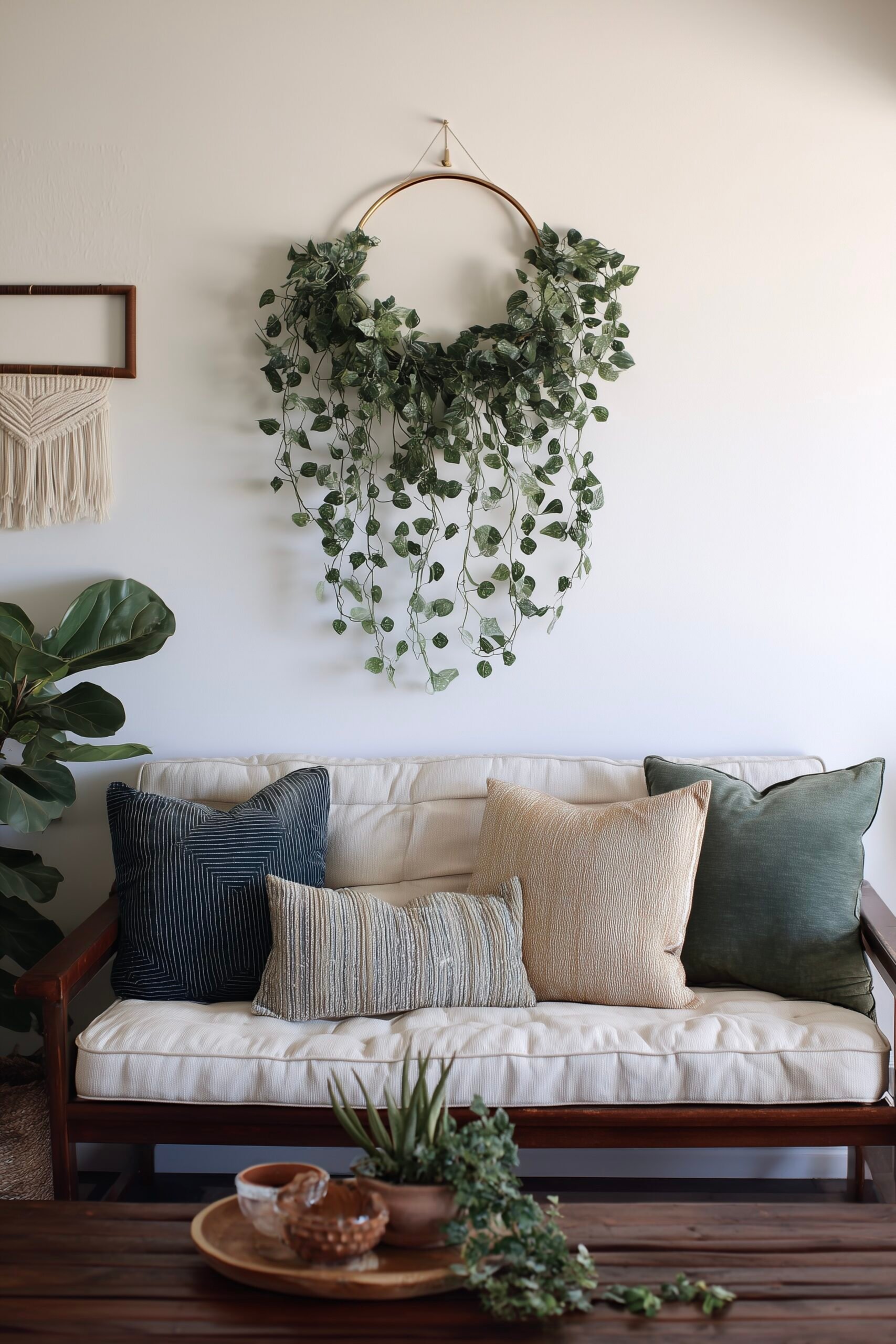 diy déco maison facile couronne murale eucalyptus