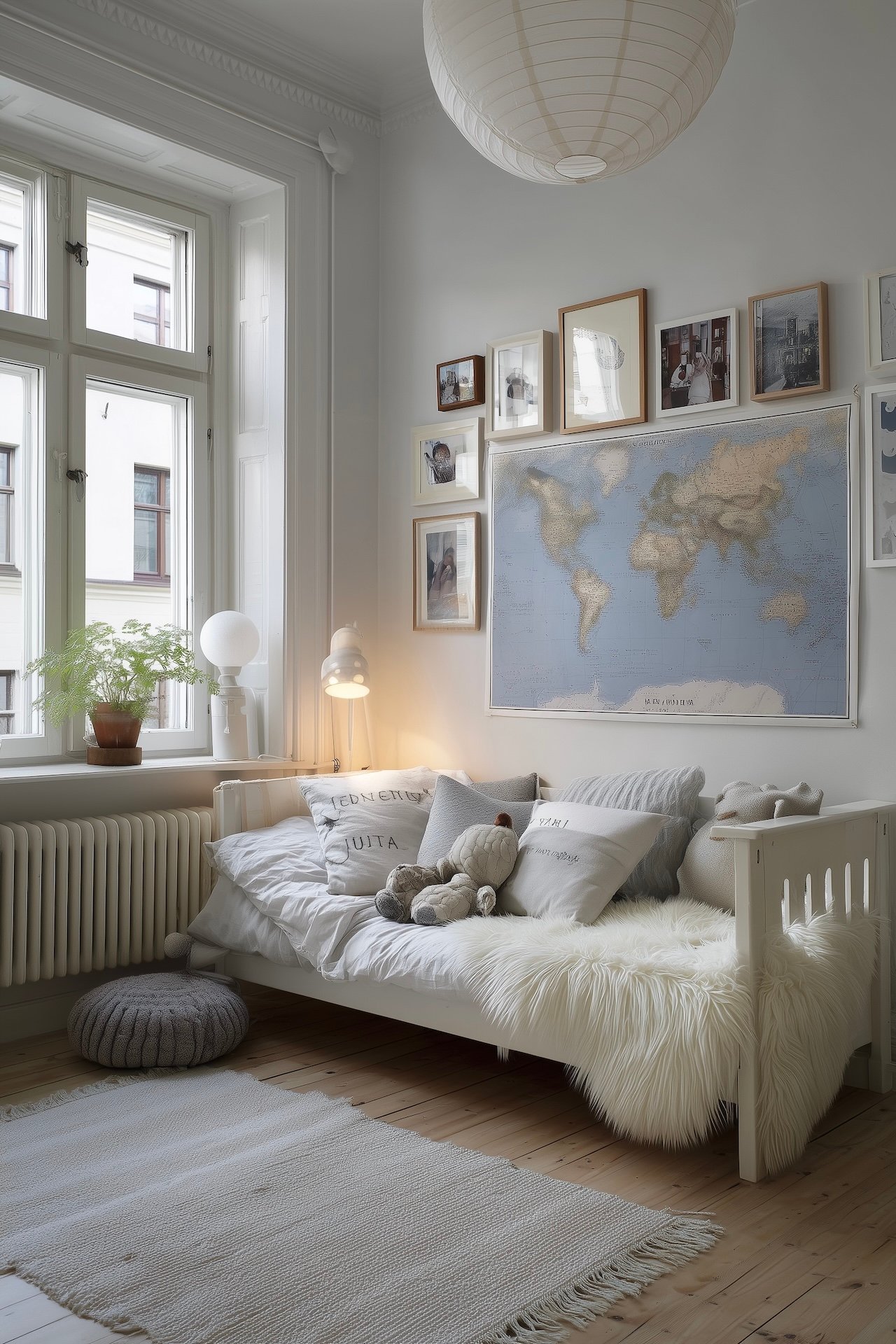 idée déco chambre souvenirs voyage affiche personnalisée