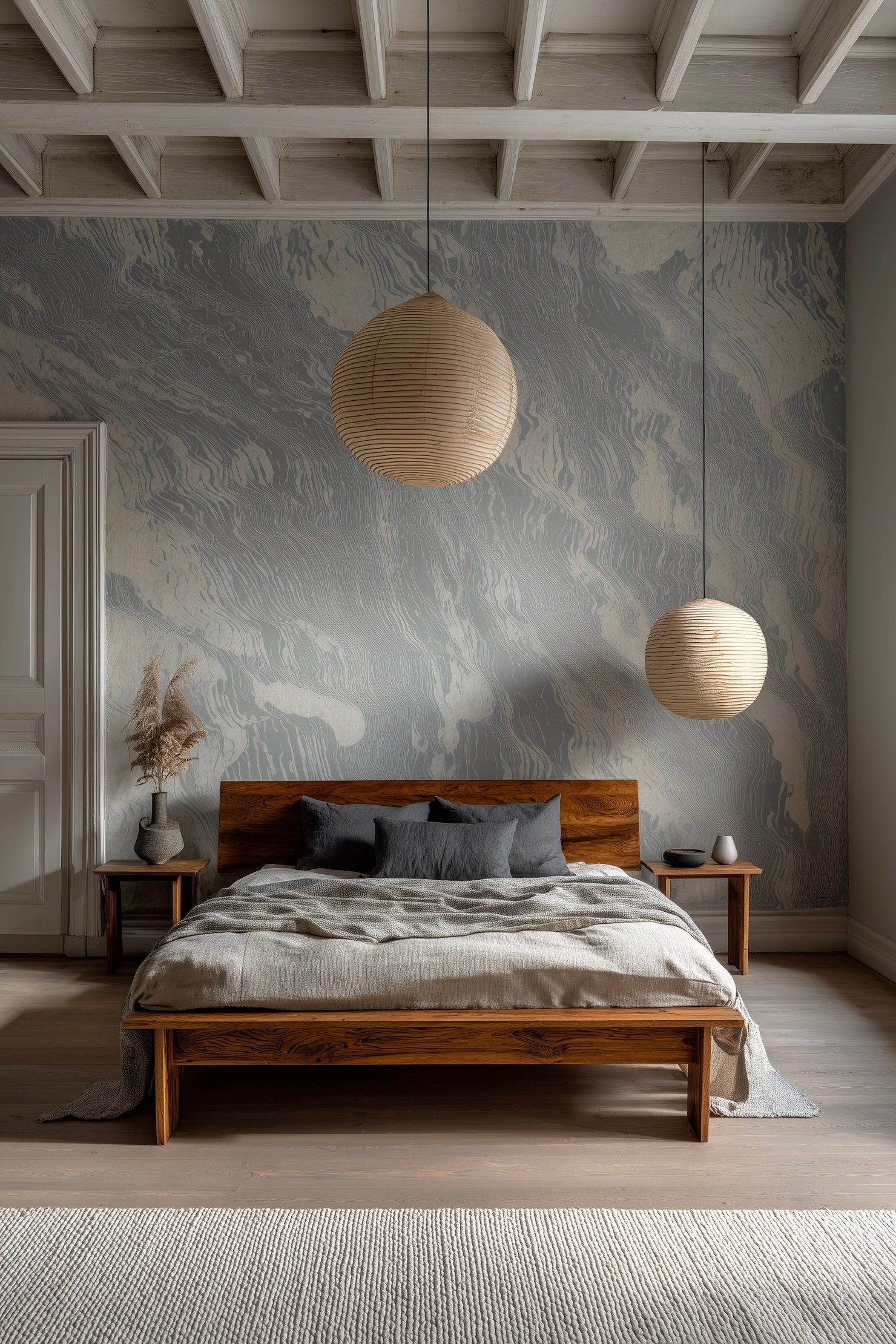 moderniser maison campagne papier-peint nuage