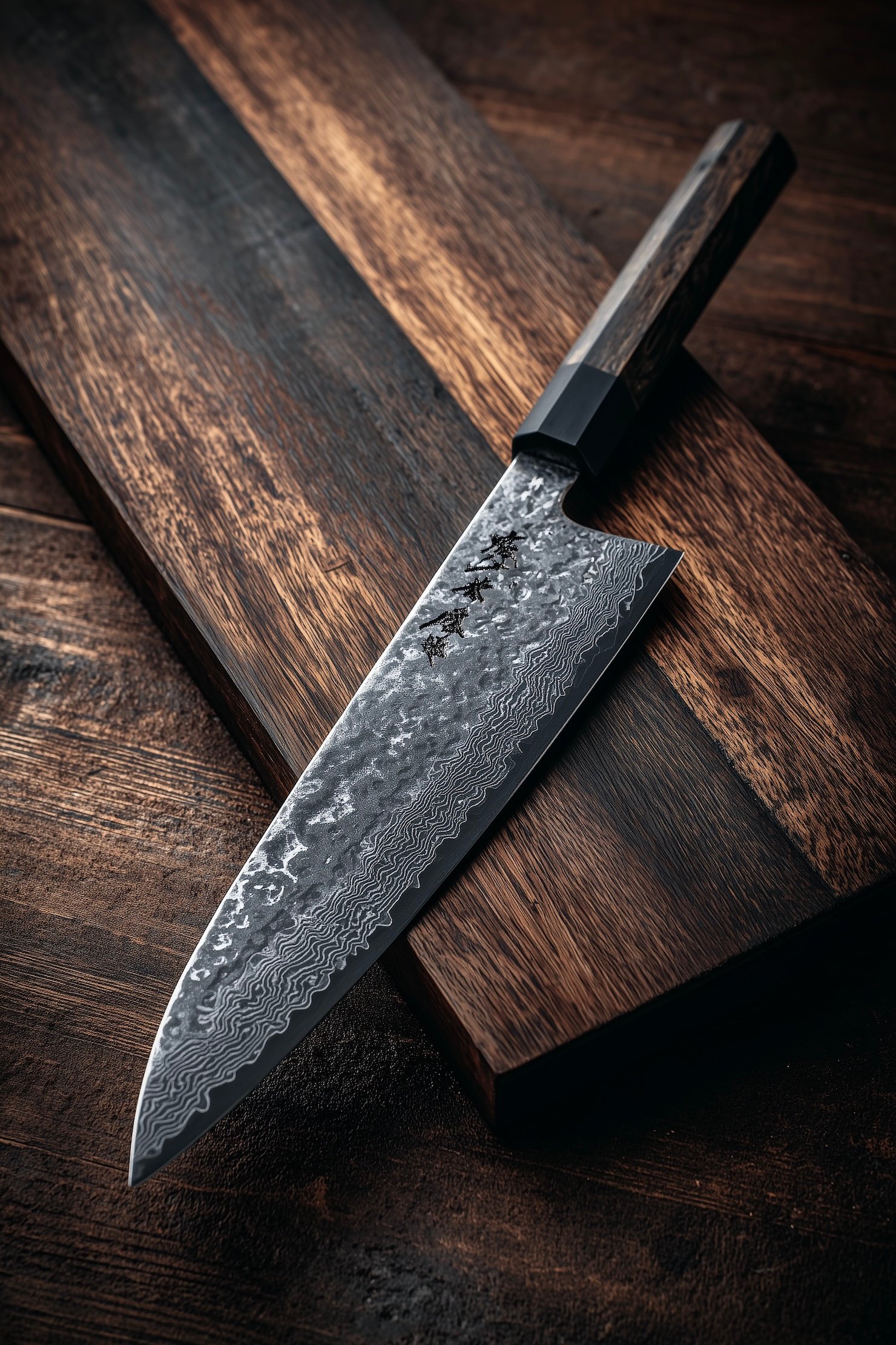 couteau japonais seki lame damas cuisine artisan super delivery avis