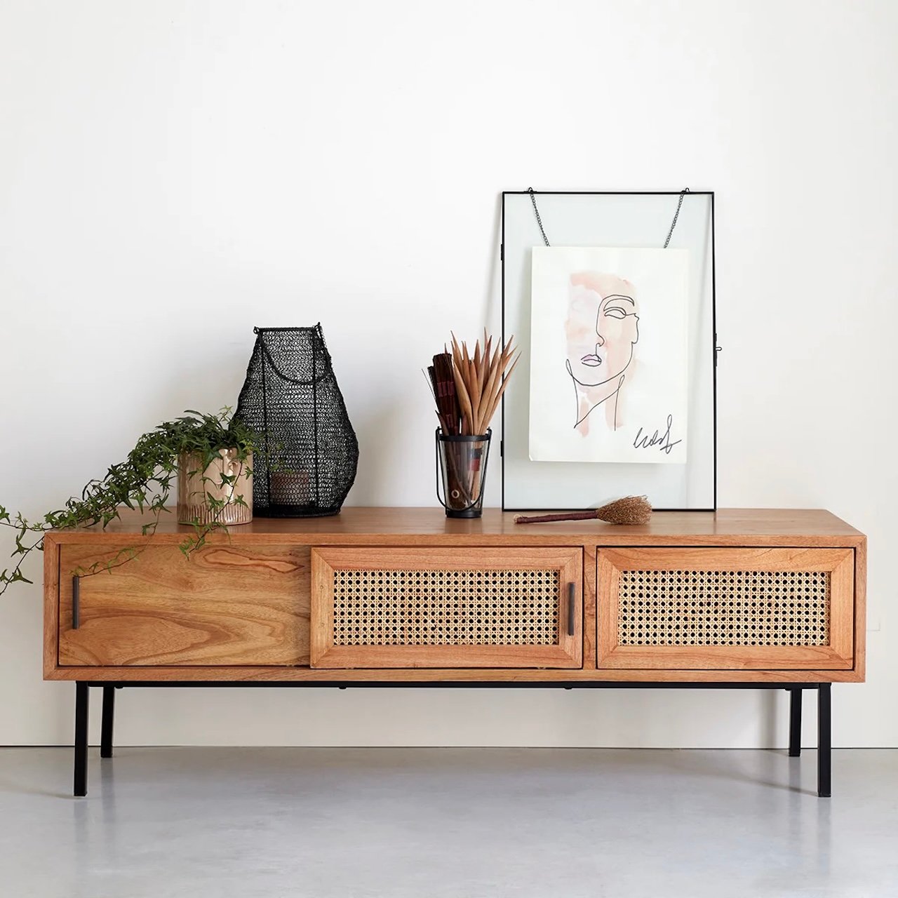 transformer meuble TV bois massif arty