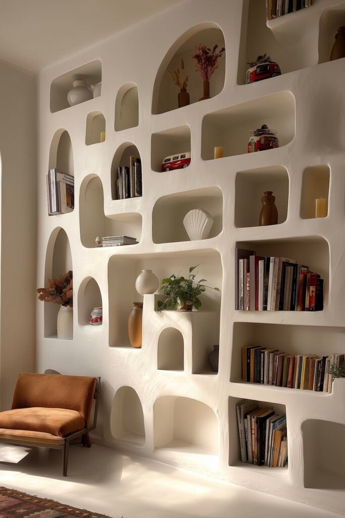 tutoriel facile fabrication niches murales plâtre rangement