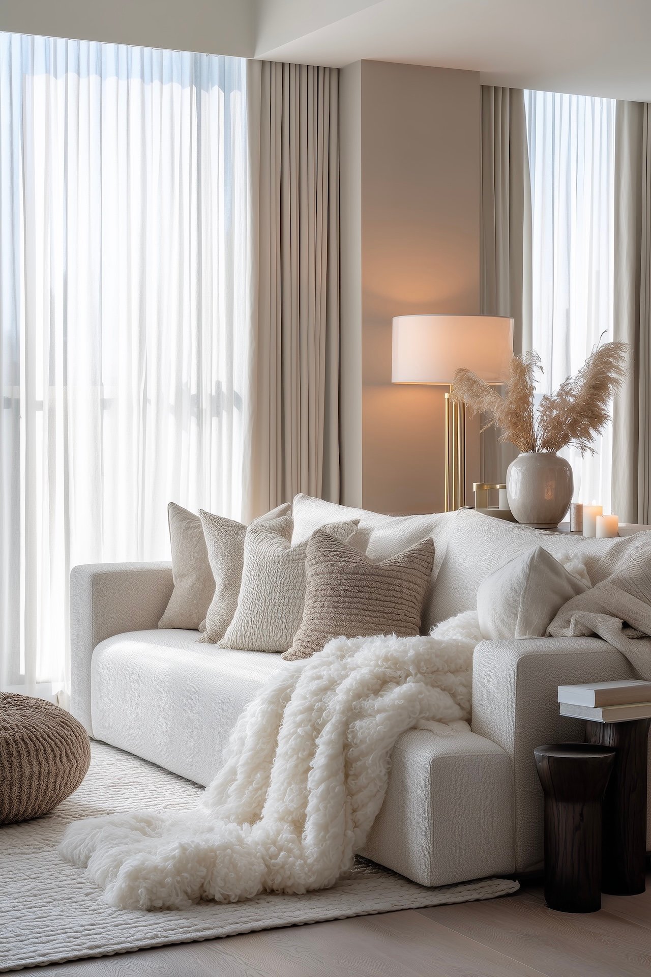 apporter touche cosy salon beige - blog déco