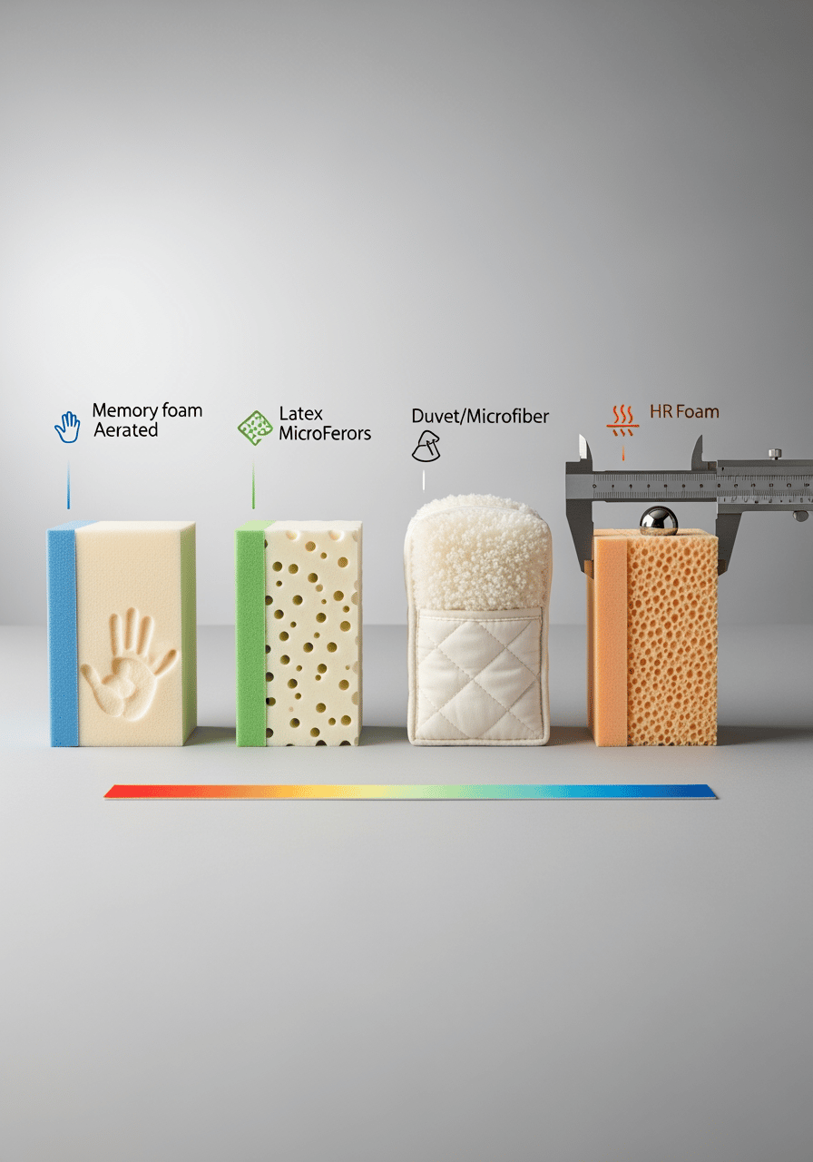 Matériaux et sensations de couchage