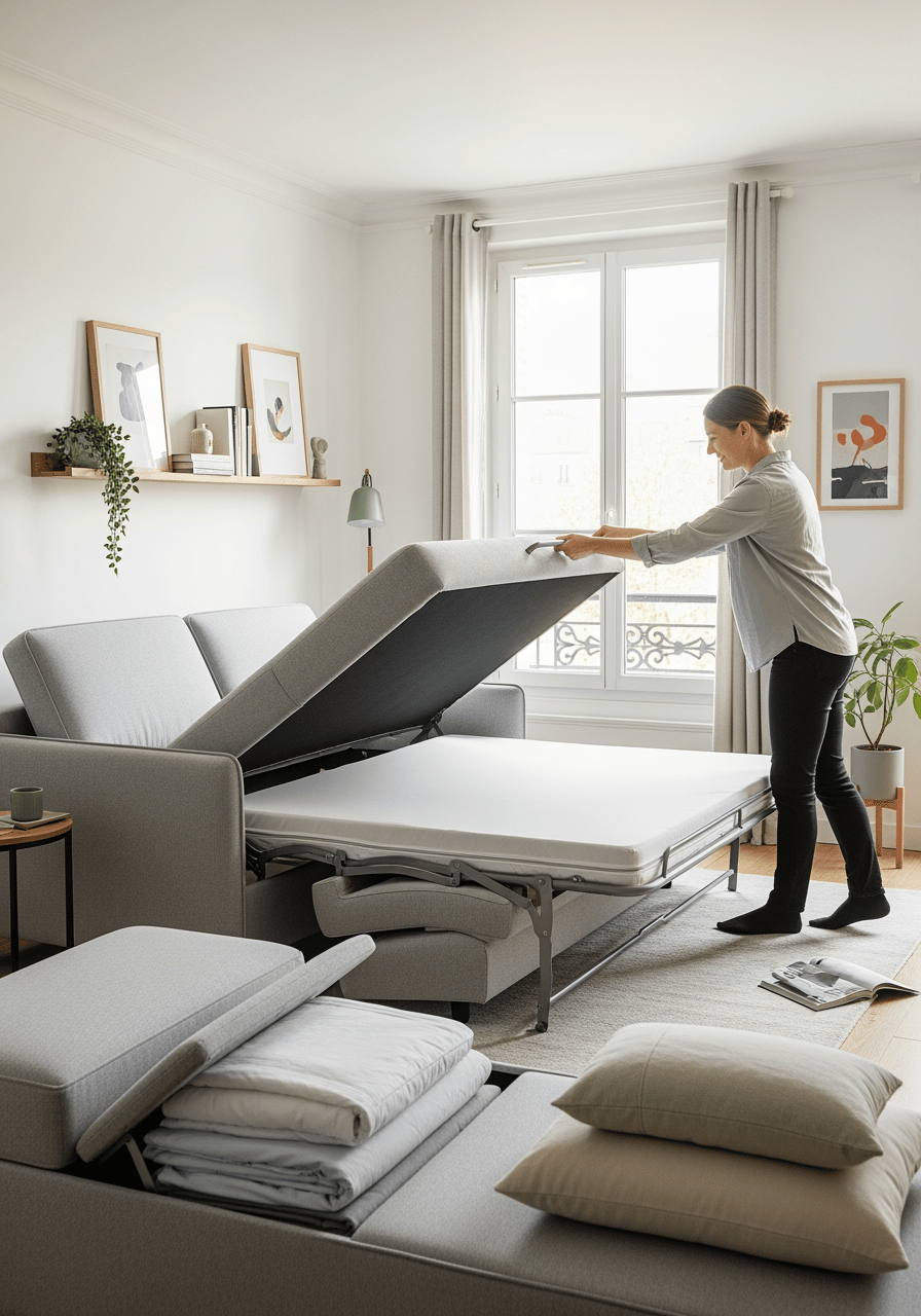 Meilleur canapé convertible pour studio: critères vraiment utiles