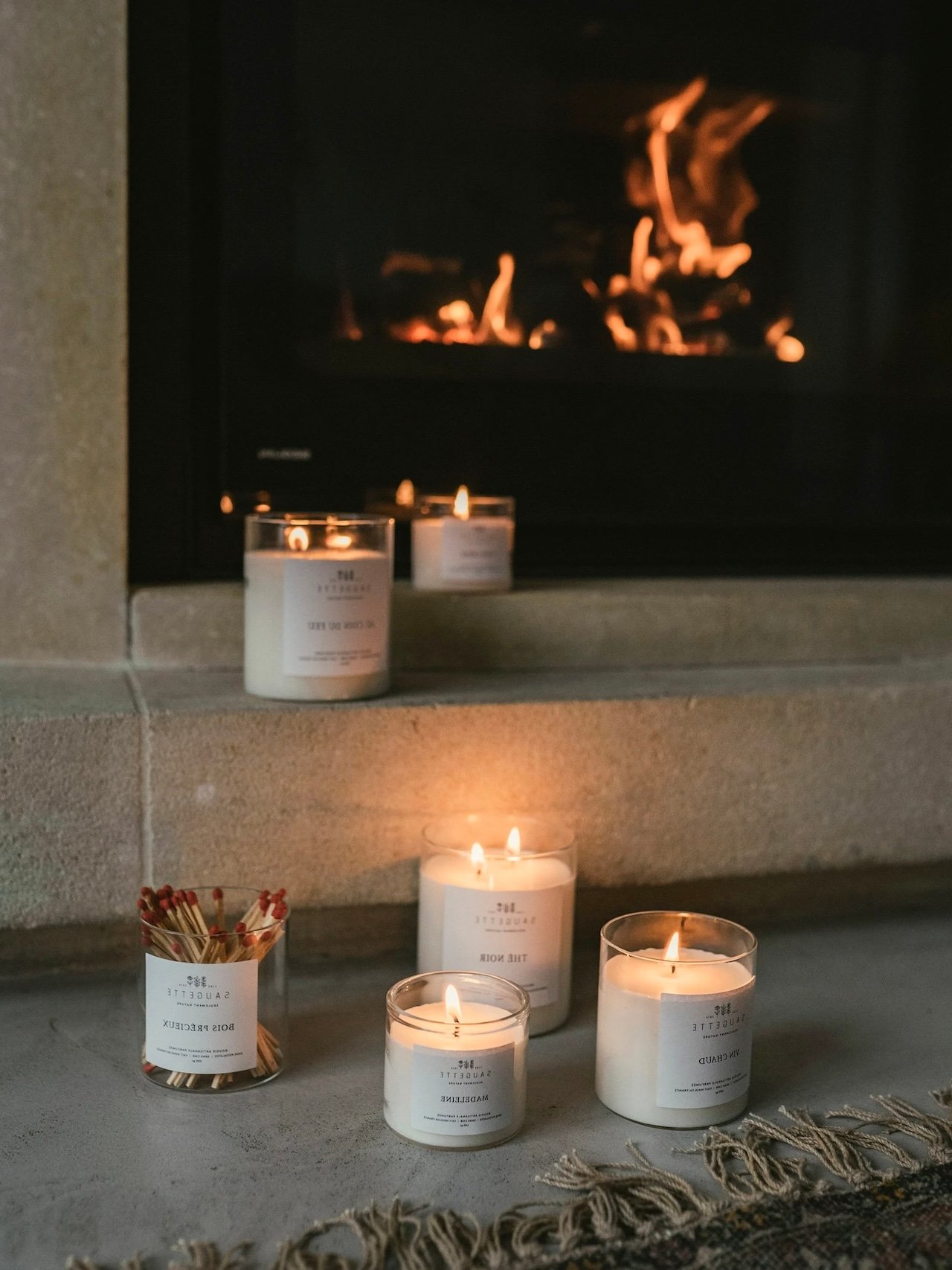 bougie parfumée hiver cire de soja