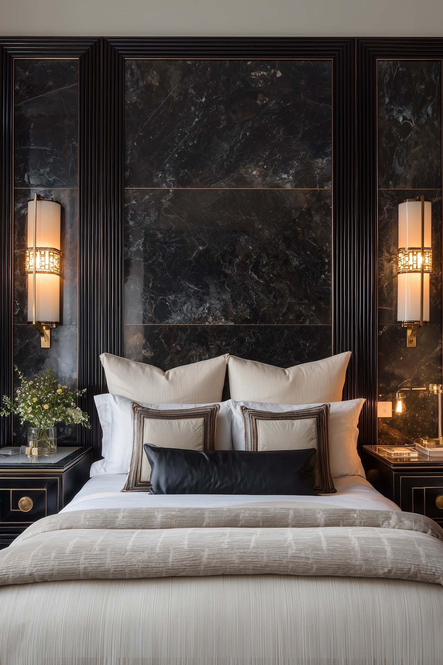 chambre façon hôtel années folles Gasby chic