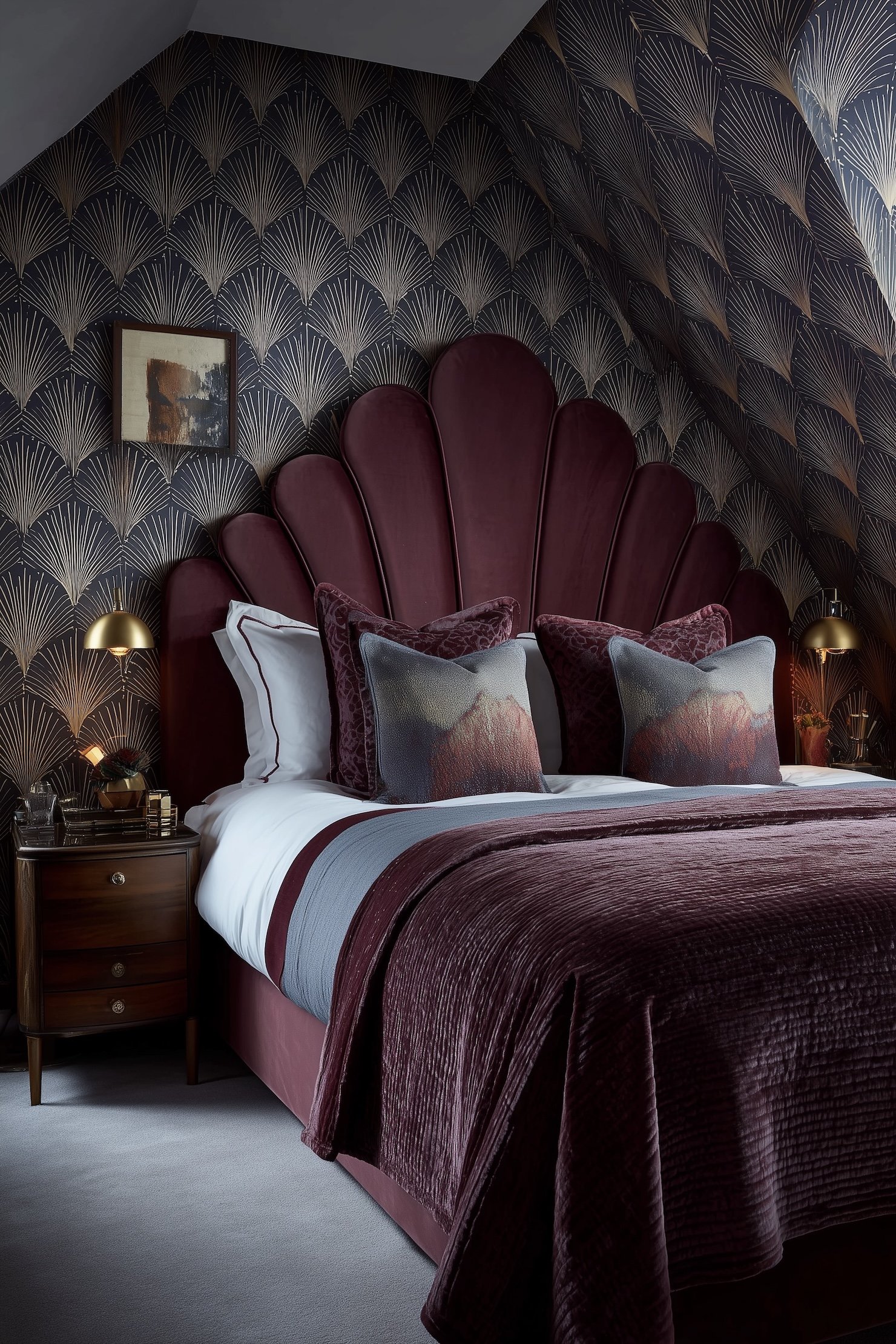 chambre style rétro années folle total look