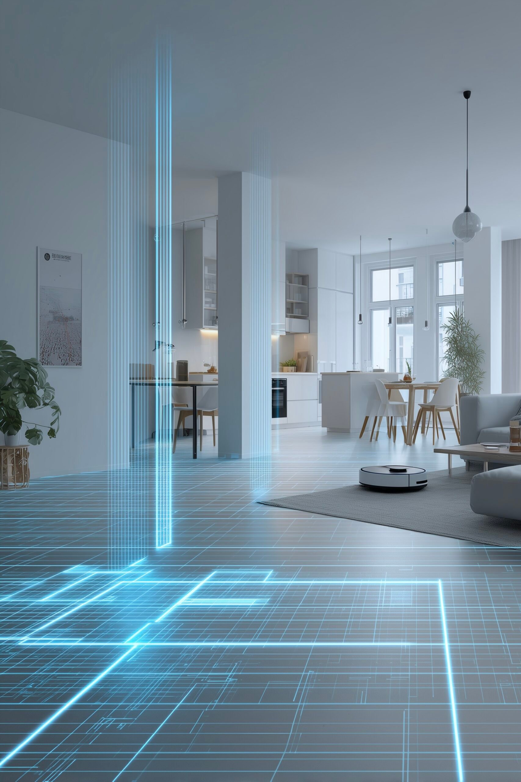 domotique nettoyage maison automatique cartographie laser SLAM LiDAR
