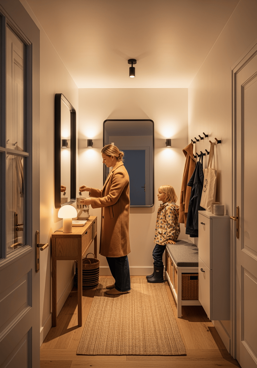 Mesures et éclairage à connaître pour une entrée étroite réussie