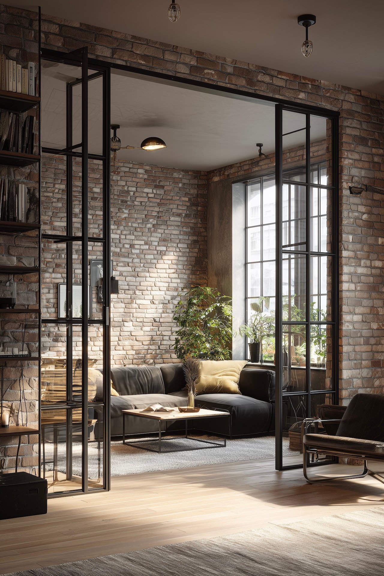 ouvrir salon salle manger cuisine avec porte verrière