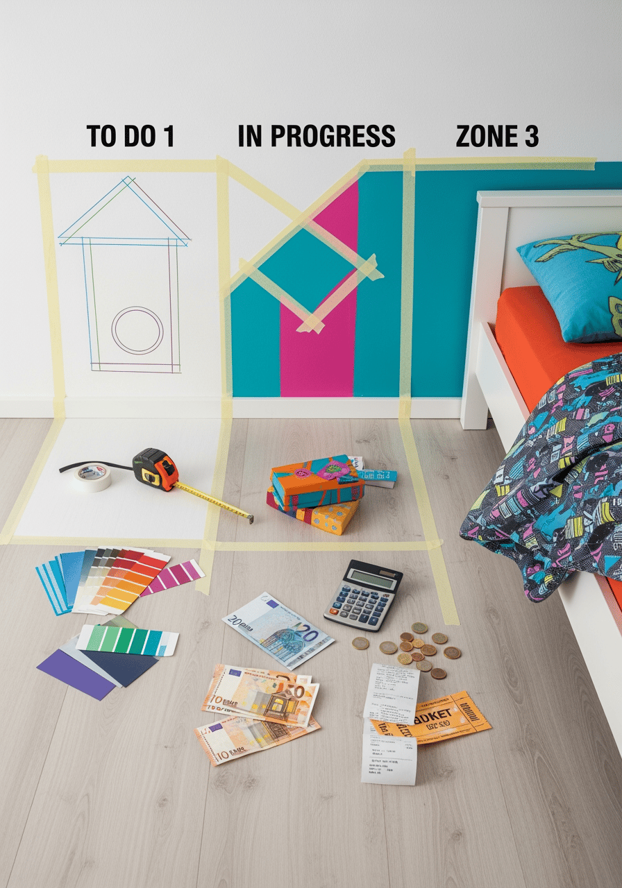 Plan d'action: étapes, budget et mix & match