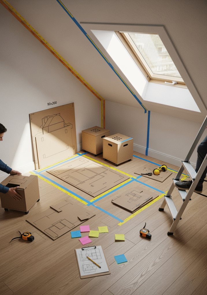 rénover chambre bonnes appartement sous toit