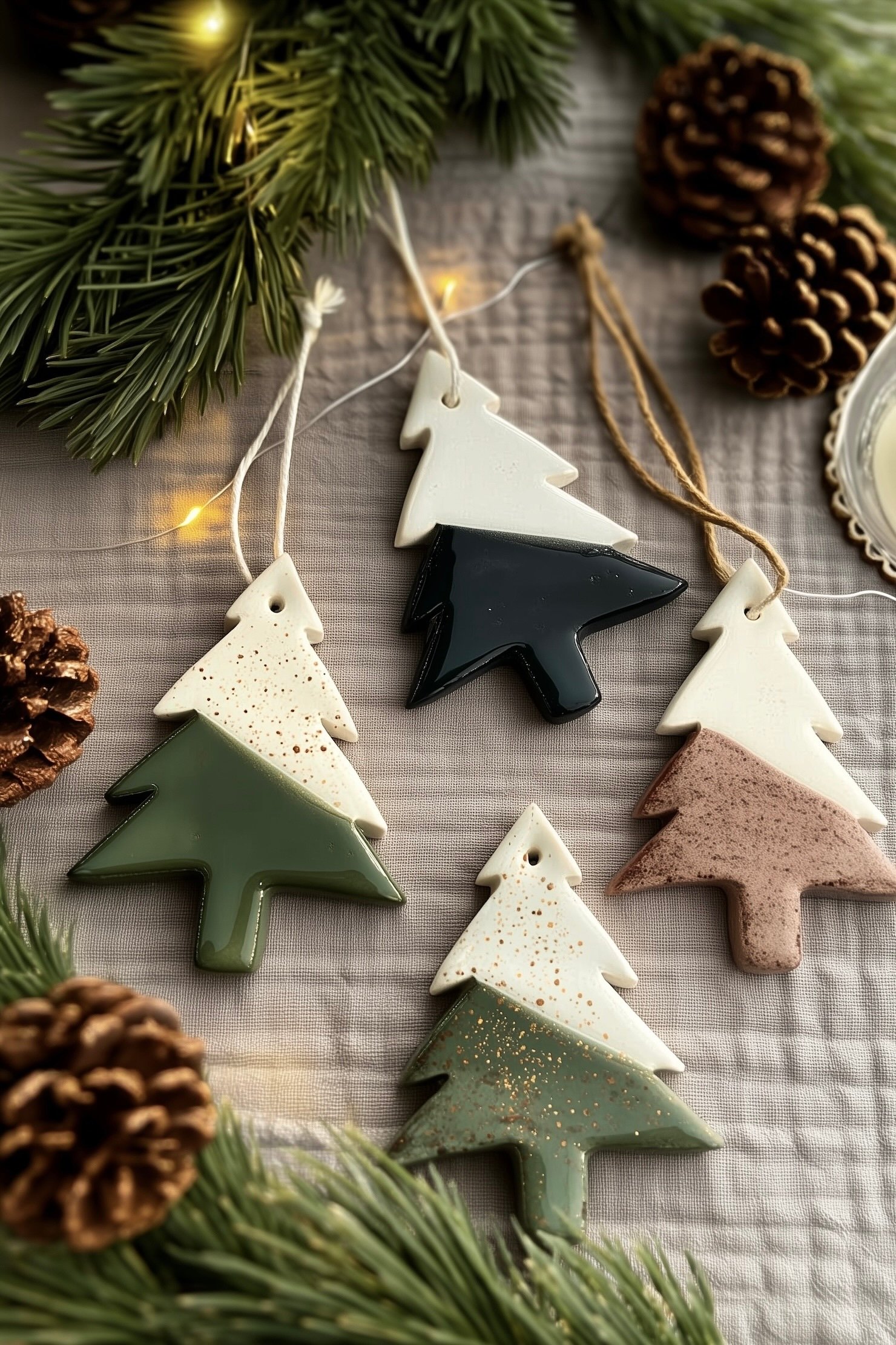 sapin argile autodurcissante diy décoration