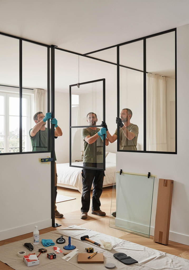 Verrière intérieure sans gros travaux et rapide à installer