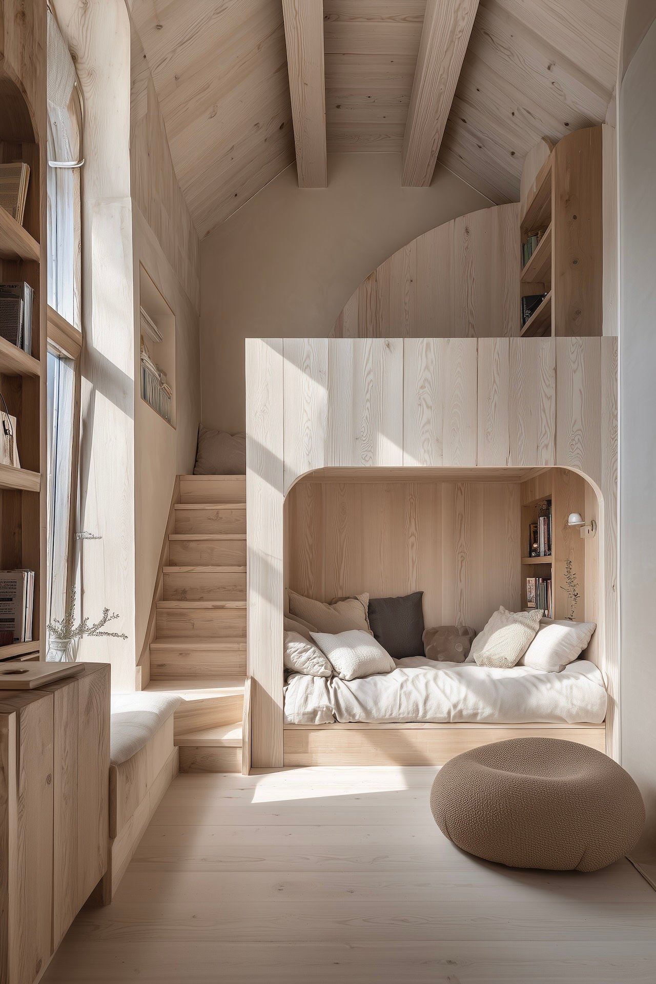 chambre deux enfants mezzanine profiter hauteur sous plafond