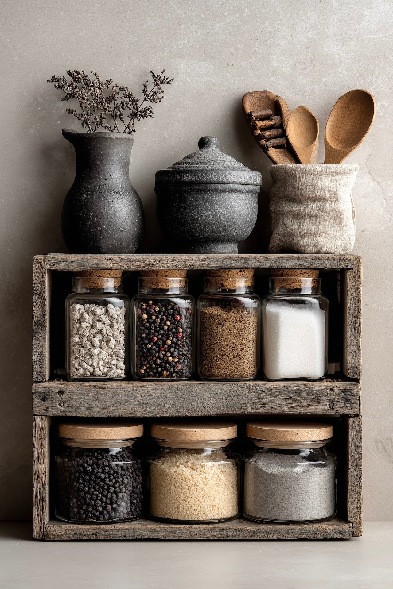 diy déco rapide étagère cagette bois cuisine