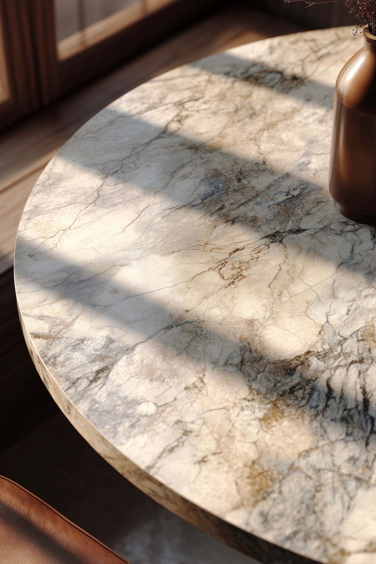 marbre matériaux faciles à nettoyer salon famille