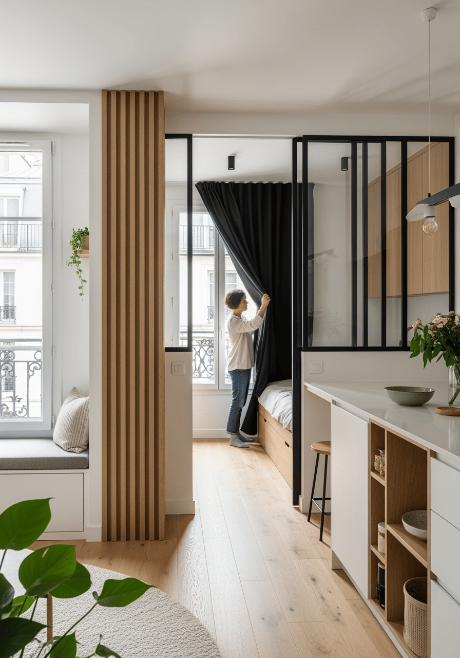 Visite d'appartement de 30 m2 avec des idées à copier