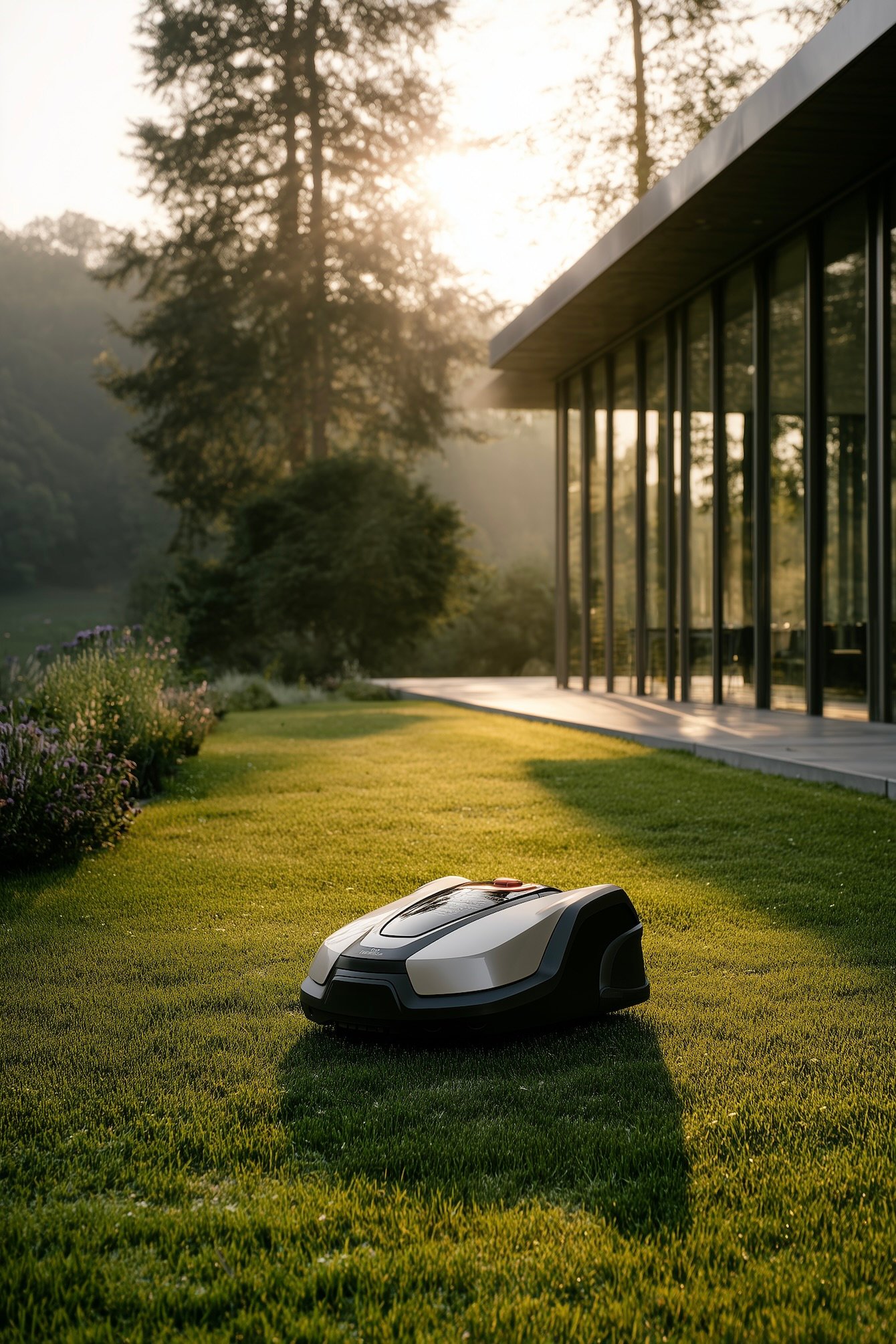 conseils entretien pelouse maison architecture contemporaine