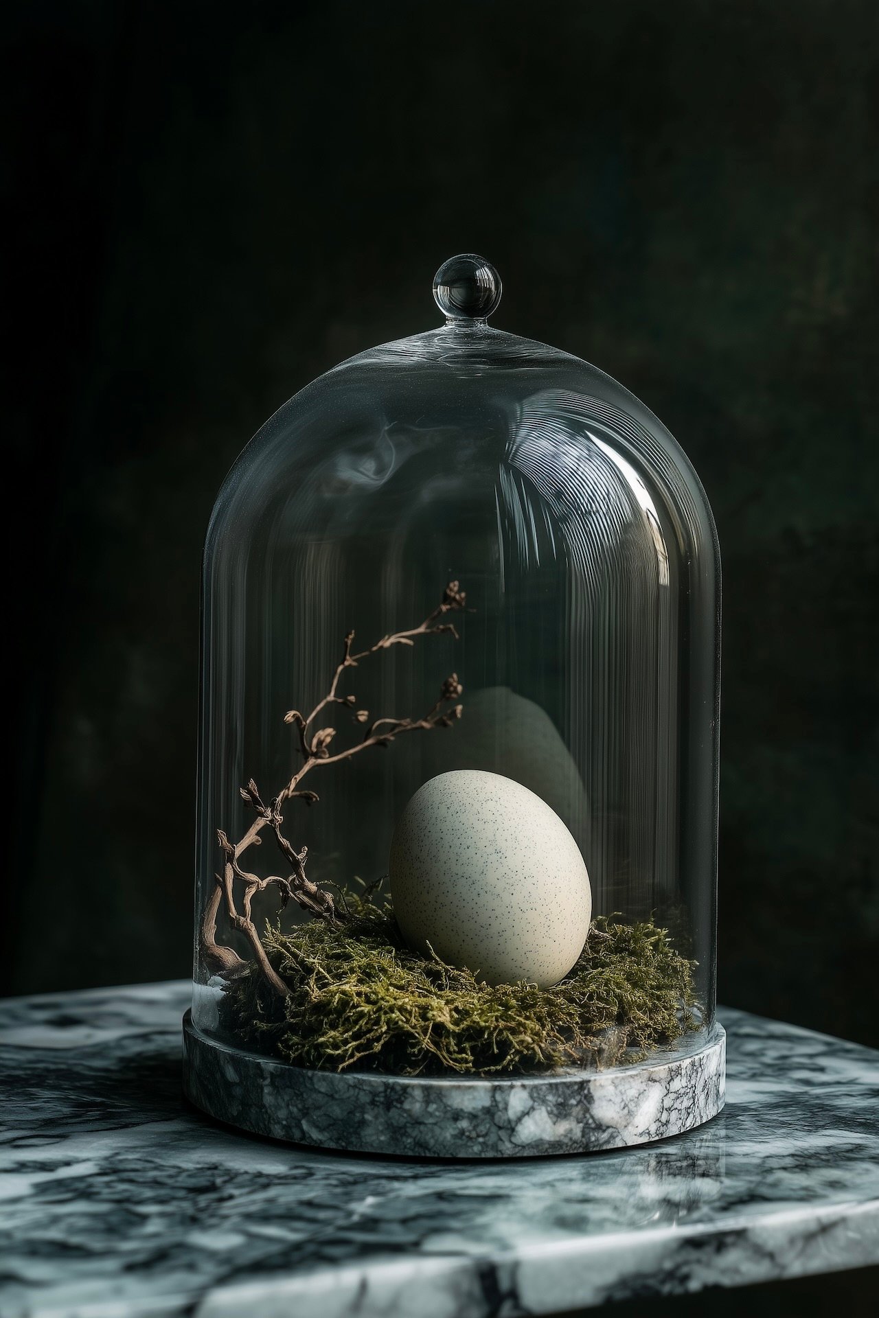 terrarium diy original mousse oeuf décoration de saison