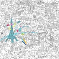 idées cadeaux enfant omy poster geant paris a colorier
