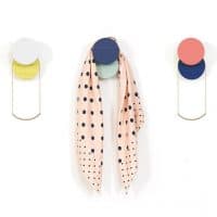patere lou corail et bleu indigo