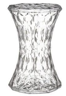stone tabouret transparent diamant kartell chez moi blog déco clem around the corner