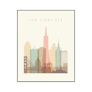 affiche scandinave san francisco blog decoration interieure design clemaroundthecorner