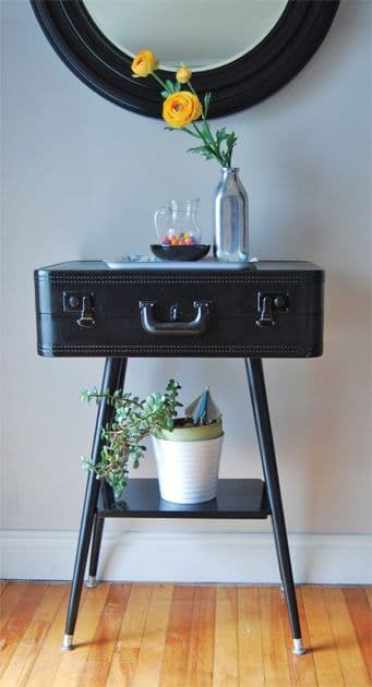 objet détourné chambre table de nuit a fabriquer soi-meme