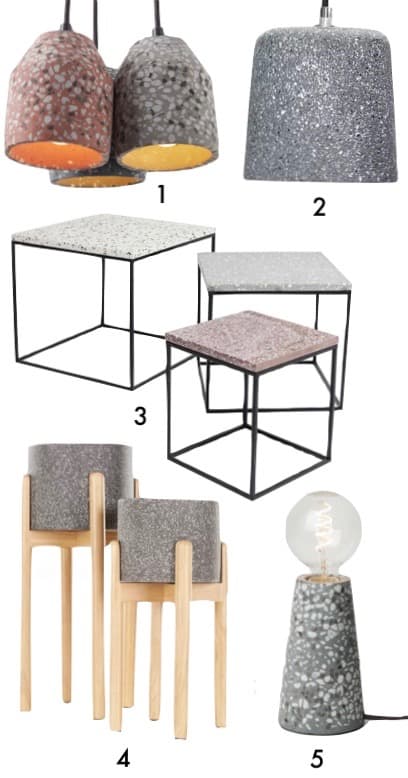 terrazzo gris decoration blog deco clem around the corner