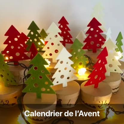 foret calendrier avent feutrine tutoriel - blog diy création déco - clem around the corner