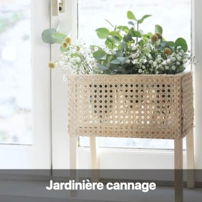 tuto création déco facile cache-pot cannage