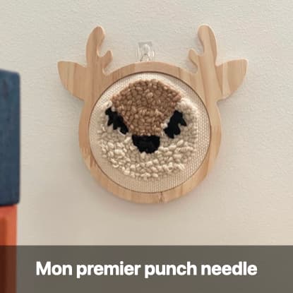 tutoriel débutant premier punch needle ultra facile