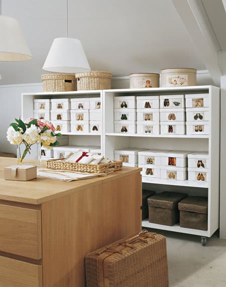 Organiser son placard - Les chaussures