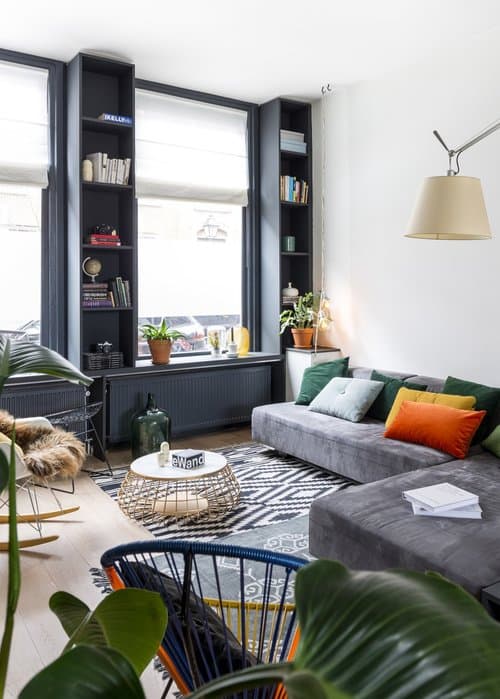 appartement bohème aux couleurs froides blog déco clemaroundthecorner