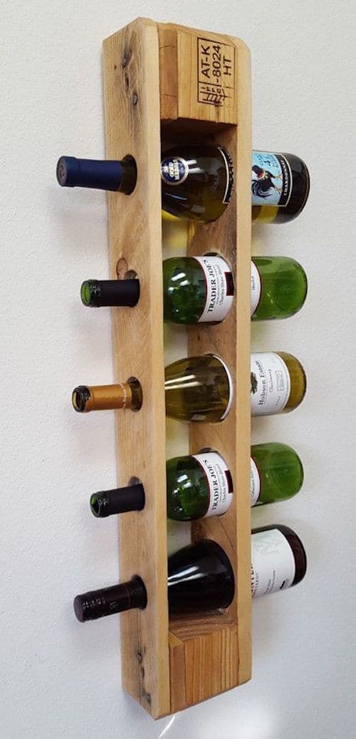 aménager 20m2 bouteilles verres vin décoration palette diy upcycling