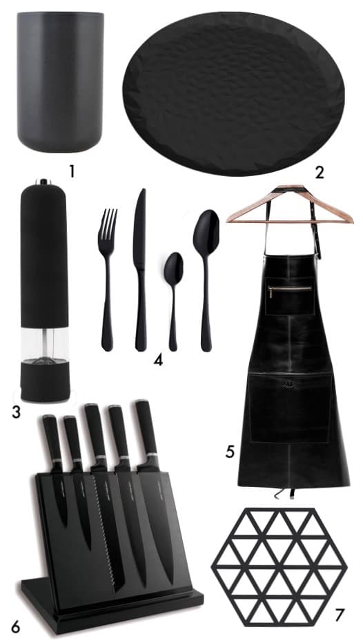 cuisine noire mat design blog déco clem around the corner