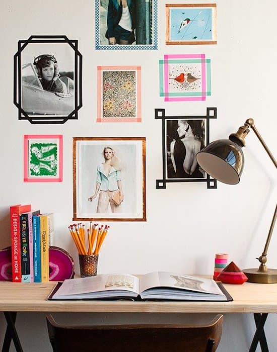 photos que faire avec du masking tape couleurs