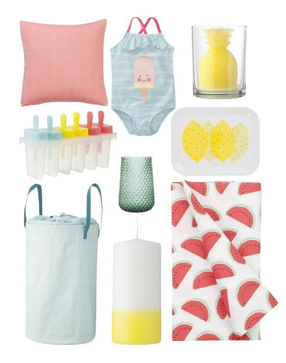 HEMA acidule ete rose jaune bleu
