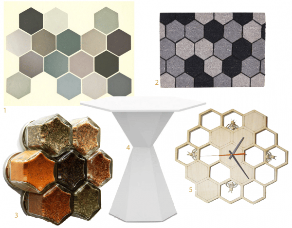 alvéole d'abeille en déco