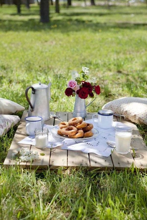 pique nique champetre romantique couple deco