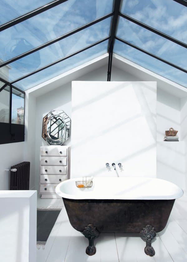 toit cathédrale en verre tiny house