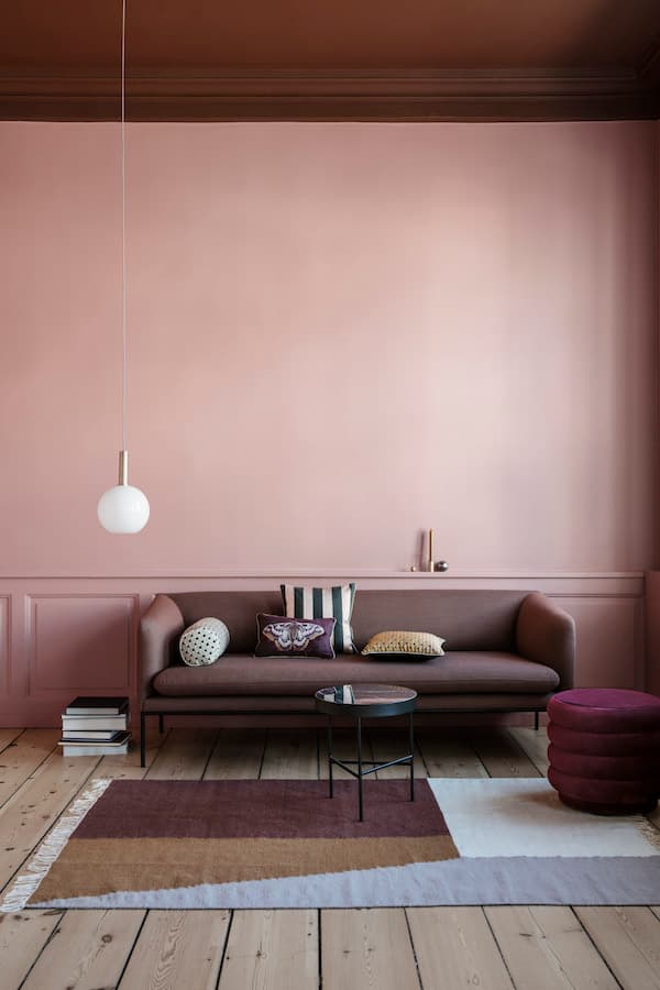 salon rose dans une boutique design à Lyon